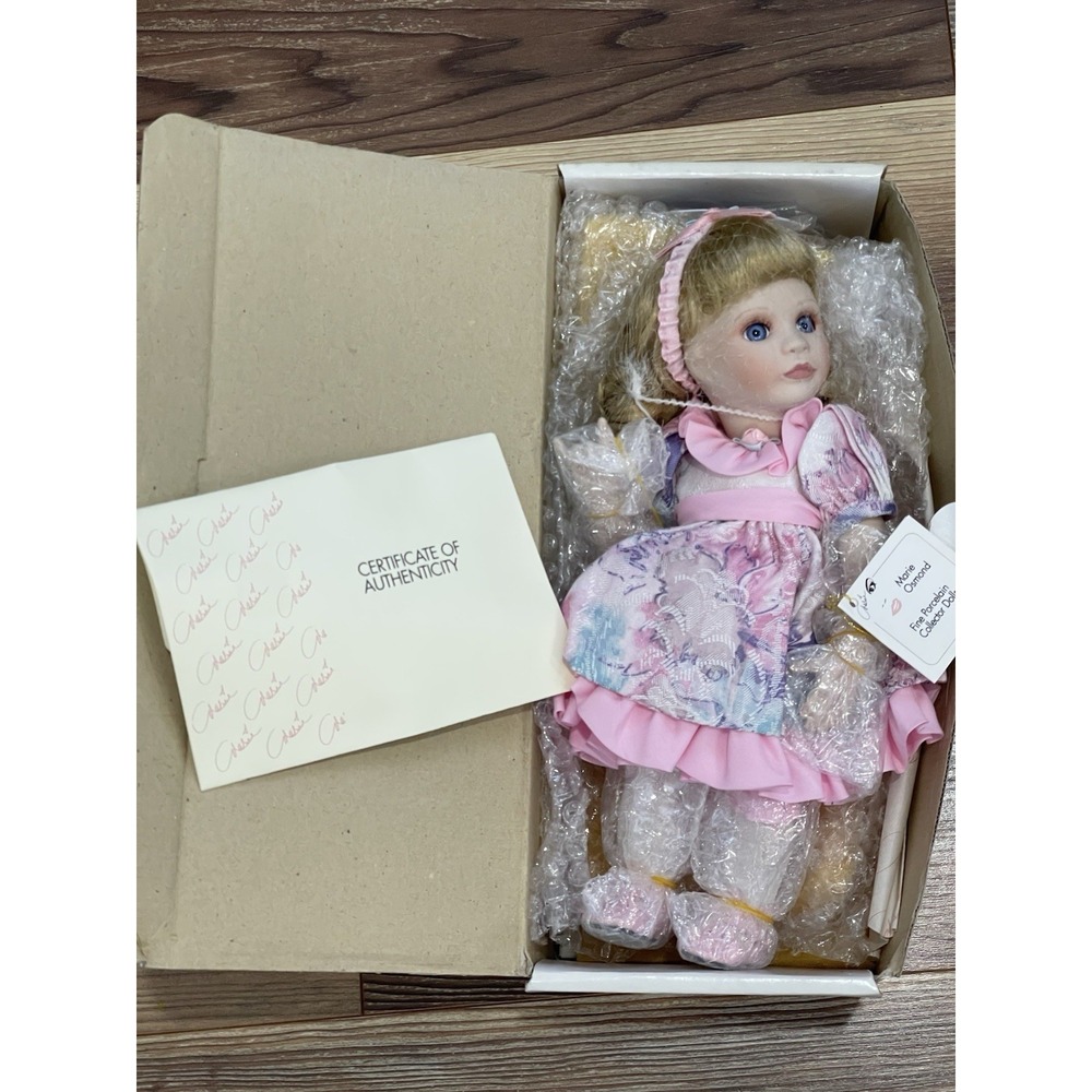 Maria Osmond Miracle Children 1994‎ Traci Porcelain Doll Cert&Stand